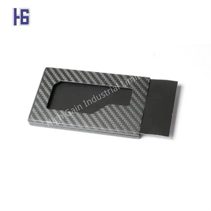 sylish carbon fiber card holder