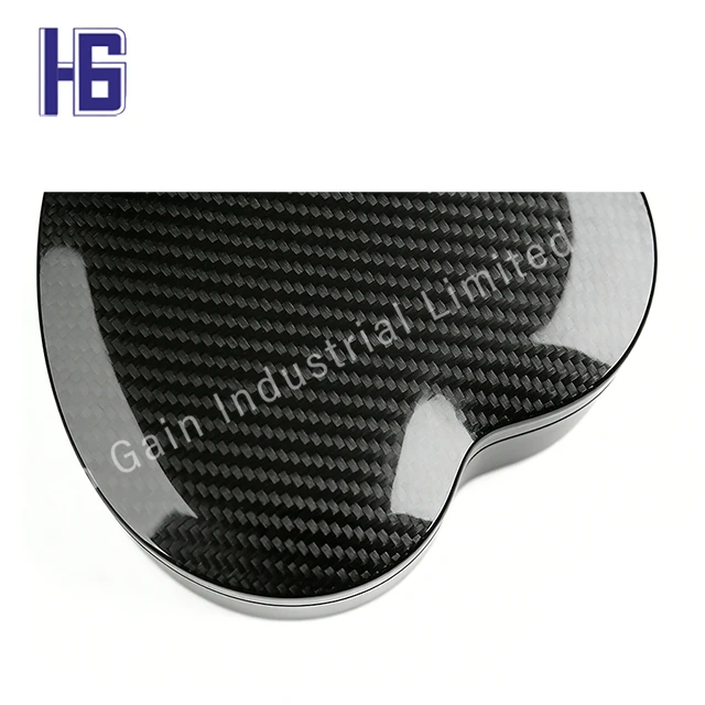 Carbon Fiber Jewelry Box Oval Shaped manufacturers