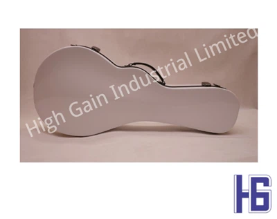 Mandolin White F-Shaped Carbon Fiber Cover